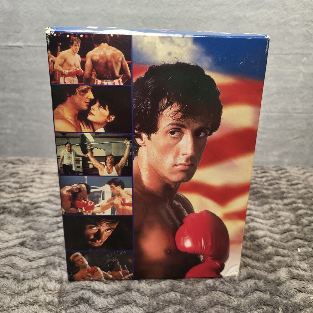 Rocky VHS 20th Anniversary Box Set United Artists Sylvester Stallone Blue USA